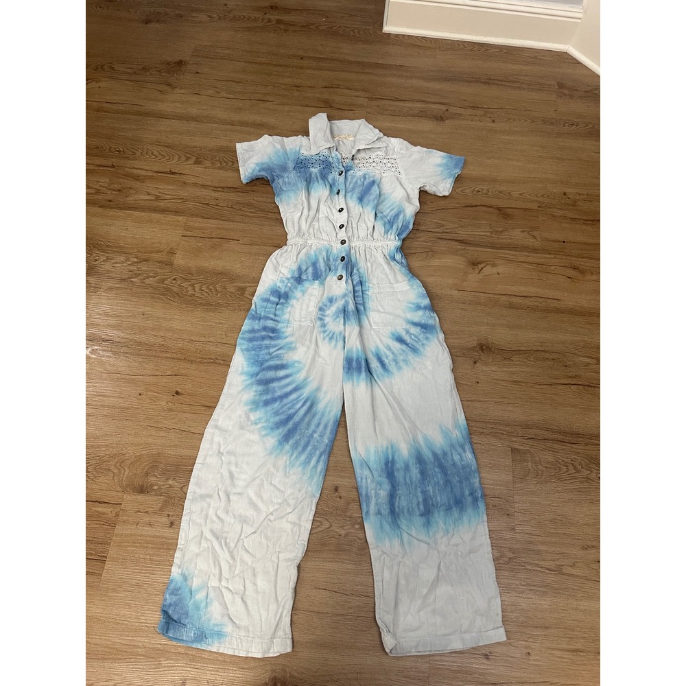 Jen's Pirate Booty Tie Dye Ollie Jumpsuit Size Small